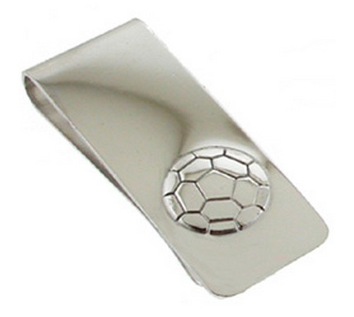 Hallmarke!   d Silver Money Clips - hallmarked silver football money clip