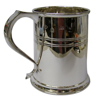 Sterling Silver Fully Hallmarked One Pint Jacobean StyleTankard